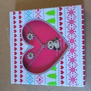 Panda Necklace and Earring Set